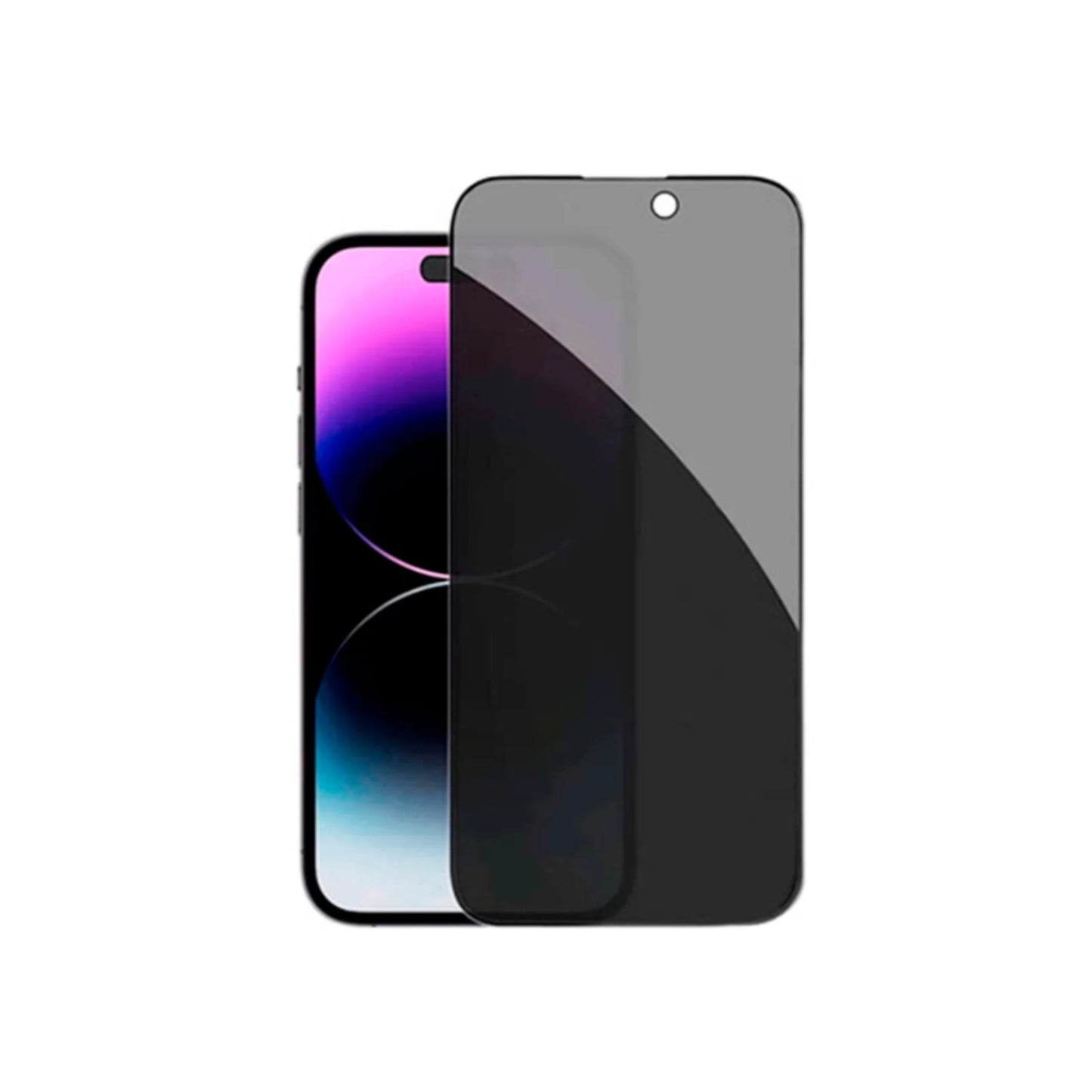 Protector de pantalla - vidrio anti espía. Disponible para todas las referencias de celulares